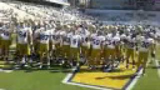 GT vs Mississippi State Players Singin Ramblin Wreck [upl. by Jock]