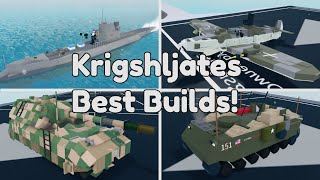 Krigshjaltes best creations  Roblox Plane Crazy [upl. by Ahseetal]