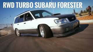 RWD Subaru Forester STREET DRIFTING SF5 [upl. by Dolly]