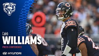 Caleb Williams on performance vs Patriots  Press Conference  Chicago Bears [upl. by Nisay723]