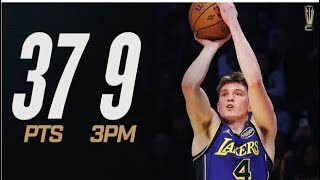 Dalton Knecht Matches NBA Record In CareerHigh Performance 37 points 9 3PM 🏆🔥 November 19 2024 [upl. by Dranel]