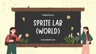 World section  Sprite lab  codeorg [upl. by Deeas]