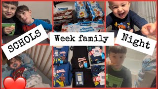 VLOG  WEEK SCHOLS OF FAMILY  Hall primark course Soirée  night 👩🏼‍❤️‍👨🏻👦🏻👦🏼👶🏻❤️ [upl. by Ephrem544]