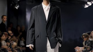 YOHJI YAMAMOTO pour homme SS2025  4K Edited Version [upl. by Atiniv]