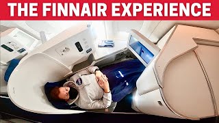 NORDIC LUXURY Finnair Business Class I ONLY Paid [upl. by Etnovahs143]