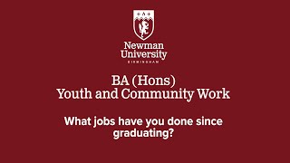 Youth and Community Work alumni  What jobs have you done since graduating Part 2 [upl. by Lux]