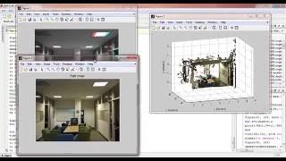 Demo Stereo Vision using Matlab example [upl. by Alleirbag]