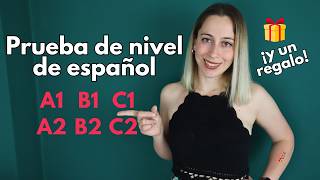 TEST de nivel de ESPAÑOL  A1C2 [upl. by Burnside]