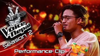 Sanish Shrestha quotKe Yo Maya Hoquot  LIVE The Voice of Nepal Season 2  2019 [upl. by Bing297]