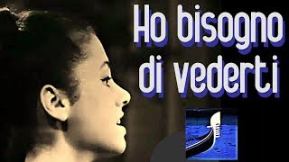 GIGLIOLA CINQUETTI quotHO BISOGNO DI VEDERTIquot Live at Sanremo Festival 1965 ⬇️Testo⬇️Lyrics [upl. by Sami]