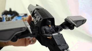 Batman The Dark Knight Rises Gunship and HoverJet Review QuickTek Mattel [upl. by Anaihr]