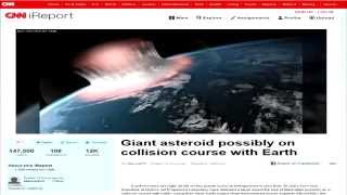 CNN iReport Website Claims Asteroid Will End Earth March 35 2041 [upl. by Anilram]