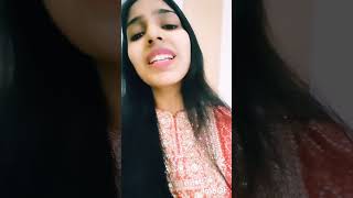 dhadak🫶💞  Cover by manvigupta6319 [upl. by Mattheus]