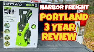 Harbor Freight Cheap Portland Pressure Washer 3 Year Review [upl. by Oleg]