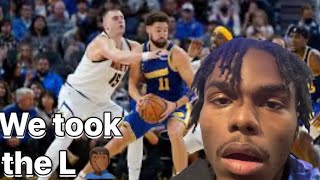 WARRIORS vs NUGGETS Reaction [upl. by Mikihisa]