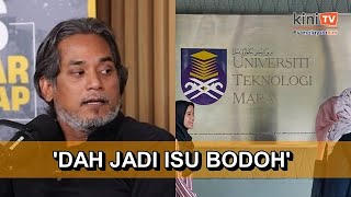 ‘Perdebatan bodoh’  KJ ulas isu kemasukan bukan bumiputera ke UiTM [upl. by Haas39]