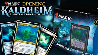 Opening Kaldheim Phantom Premonition MTG commander deck [upl. by Cordie]