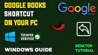 How to Set Up a Quick Google Books Shortcut on Desktop  Full Guide [upl. by Aubyn]