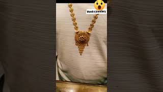 Jewellery king 👑mundra jewellery light weight gold long har [upl. by Aleac]