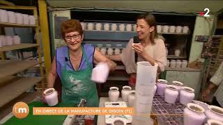 Visite de la manufacture de grès de Digoin 2e partie  Télématin Fenêtre sur les régions France 2 [upl. by Neeleuqcaj]