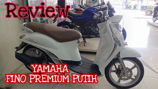 New Yamaha Fino Premium 125 White 2022 Review [upl. by Siegfried576]