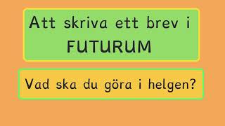 Informellt BREV i FUTURUM [upl. by Nepil]