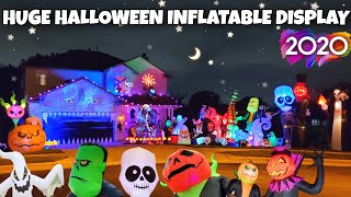 Huge Halloween Inflatable Display 2020 Our Halloween Inflatable Collection Airblown Day amp Night View [upl. by Sirrom]