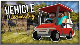 ✔️ FORTNITE GOLF CART in Minecraft Vehicle Wednesday [upl. by Liza730]