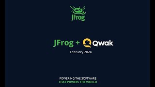 JFrog  Qwak Integration Demo [upl. by Alleira]