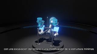 Spanish Subtitles  OverWatch Direct InLine Pump System Animation with Subtitles [upl. by Gorton21]