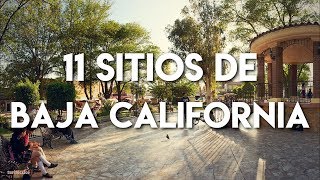 11 Lugares que debes Conocer en Baja California [upl. by Mahgirb]