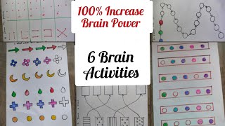 6 DIY Brain Gym Activities for kids Brain Gym Age 3  Improve pattern matching amp Concentration [upl. by Pam]