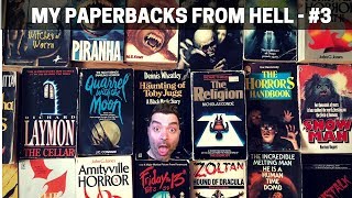 MY PAPERBACKS FROM HELL Part 3  Vintage 70s amp 80s Horror Paperbacks Werewolves Sasquatch [upl. by Sacksen]