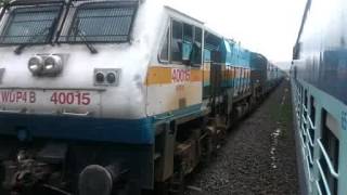 Mysore Ajmer express crossing ChandigarhYeswantpur Sampark Kranti express [upl. by Anual]