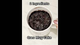 Oreo Mug Cake In Microwave  2 Ingredients Easy Oreo Mug Cake Recipe [upl. by Andrien]