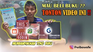 MAU BELI BUKU TONTON VIDEO INI   REKOMENDASI TOKO BUKU [upl. by Dugald]