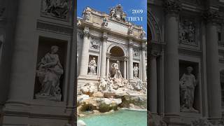 Fontana di Trevi Roma Italia August 2019 fontanaditrevi bésamemucho rome italy [upl. by Anneis664]