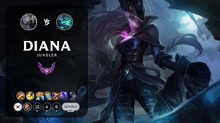 Diana Jungle vs Hecarim  KR Master Patch 1323 [upl. by Ruperta]