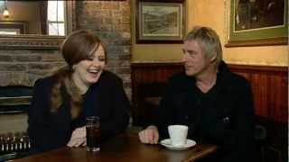 Paul Weller wins British Male presented by Jamie Oliver amp Jamie Cullum amp Adele  BRIT Awards 2009 [upl. by Adiaros]