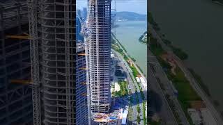 Zhuhai City Guangdong Province China横琴城市街道如同一幅绚丽的画卷，新鲜脱俗，太养眼了 travel 美丽中国china china vlog [upl. by Ephrayim373]