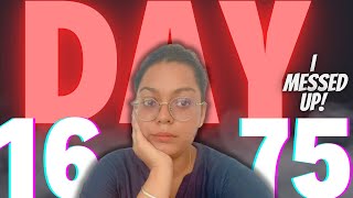 Last video  I Failed this Challenge due to 😞 medico 75hardchallenge studychallenge studyvlog [upl. by Edmea56]