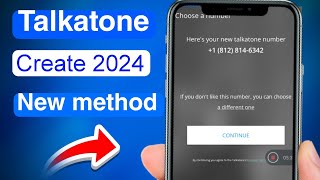 Talkatone Create New Method 2024  talkatone sign up problem 2024 Fix Talkatone Account create [upl. by Friedland]