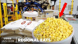 How Popcorn Is Made  Regional Eats [upl. by Nagel501]