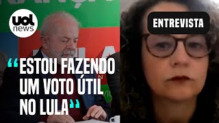 Luciana Genro defende voto útil em Lula Não significa apoio irrestrito [upl. by Yadroc23]