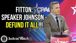 FITTON Speaker Johnson  DEFUND IT ALL [upl. by Perry538]