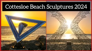 Sculptures by Sea 2024  Cottesloe Beach  Western Australia [upl. by Noryak]