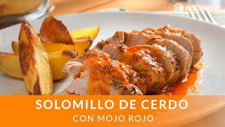 SOLOMILLO de cerdo al HORNO en salsa de ¡mojo rojo 🥩😍 Fácil e irresistible 😍 Cocinatis [upl. by Bogoch142]