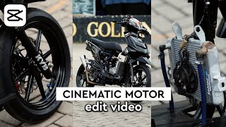 Cara Edit Video Cinematic Motor Di Android  Capcut Tutorial [upl. by Astred]