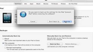 What Happens to an iPad When You Hit quotRestorequot on iTunes  iPad Tips amp More [upl. by Yvor92]