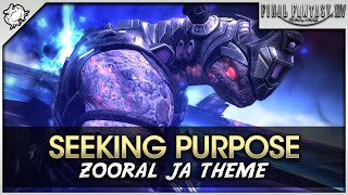 FFXIV  Seeking Purpose Zoraal Ja OST Theme Everkeep [upl. by Bruckner]